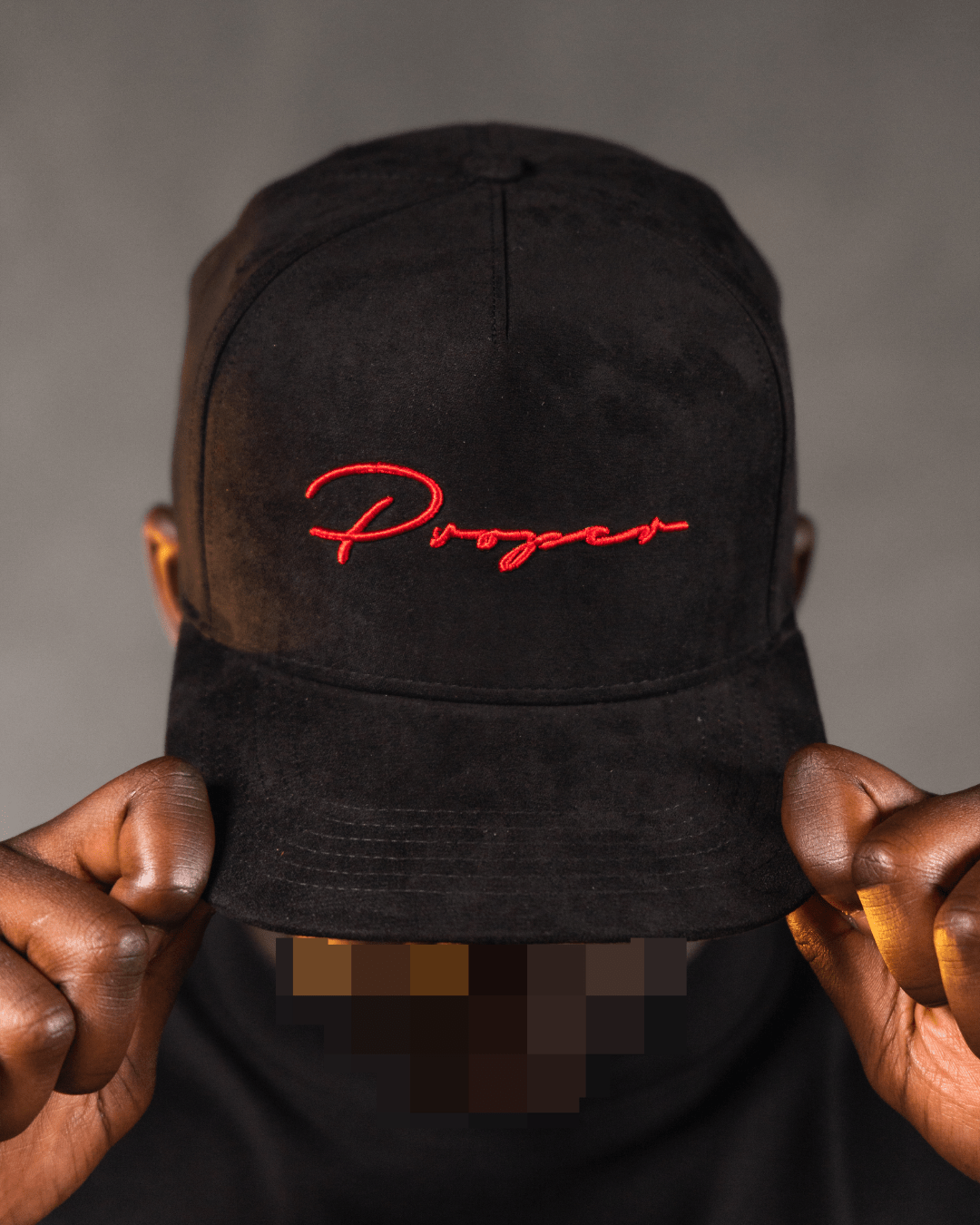 PROPER AUTOGRAPH SUEDE CAP BLACK/RED - Proper Streetwear