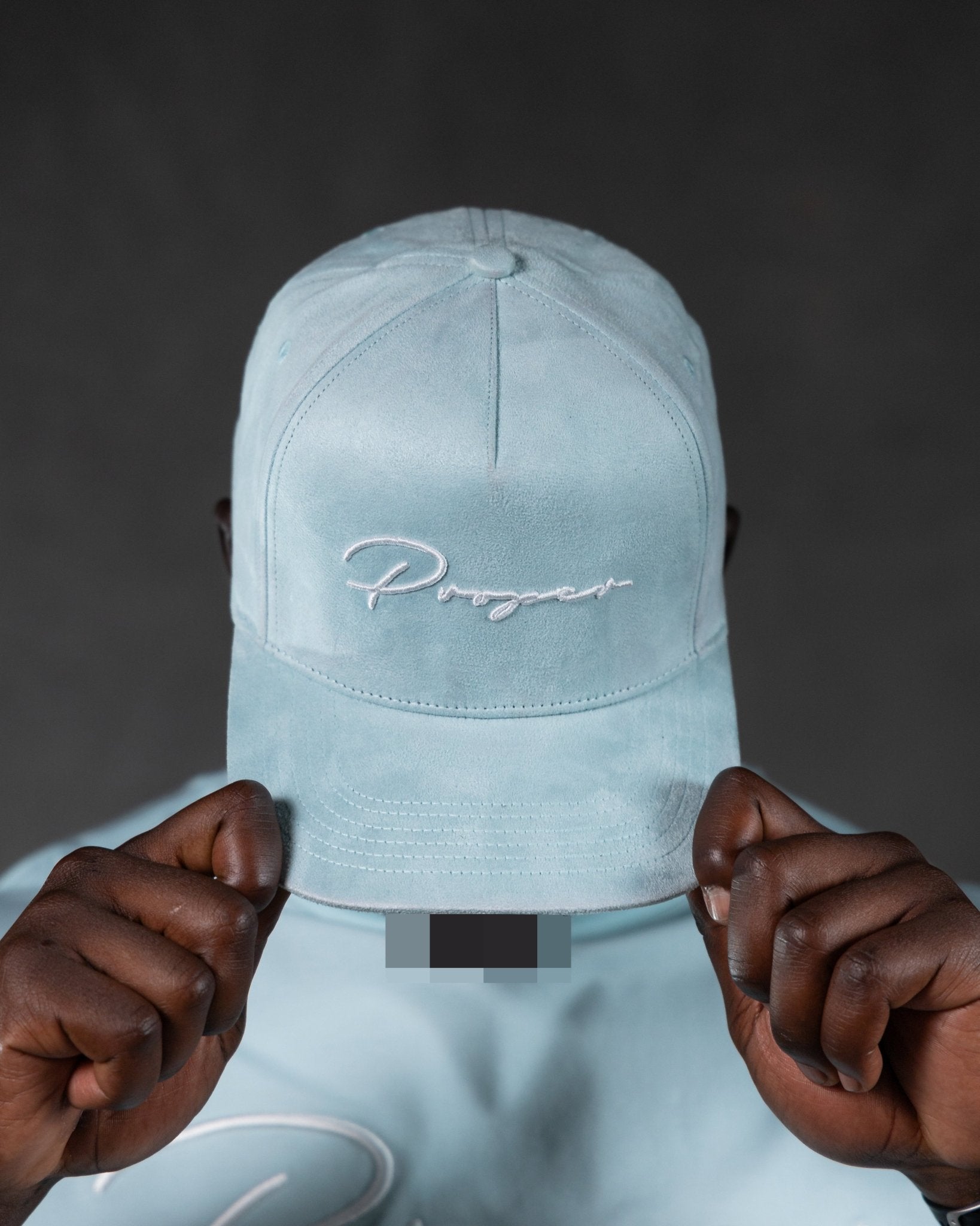 PROPER AUTOGRAPH SUEDE CAP BLUE/WHITE - Proper Streetwear