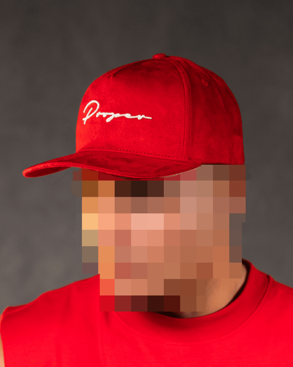 PROPER AUTOGRAPH SUEDE CAP RED/WHITE - Proper Streetwear