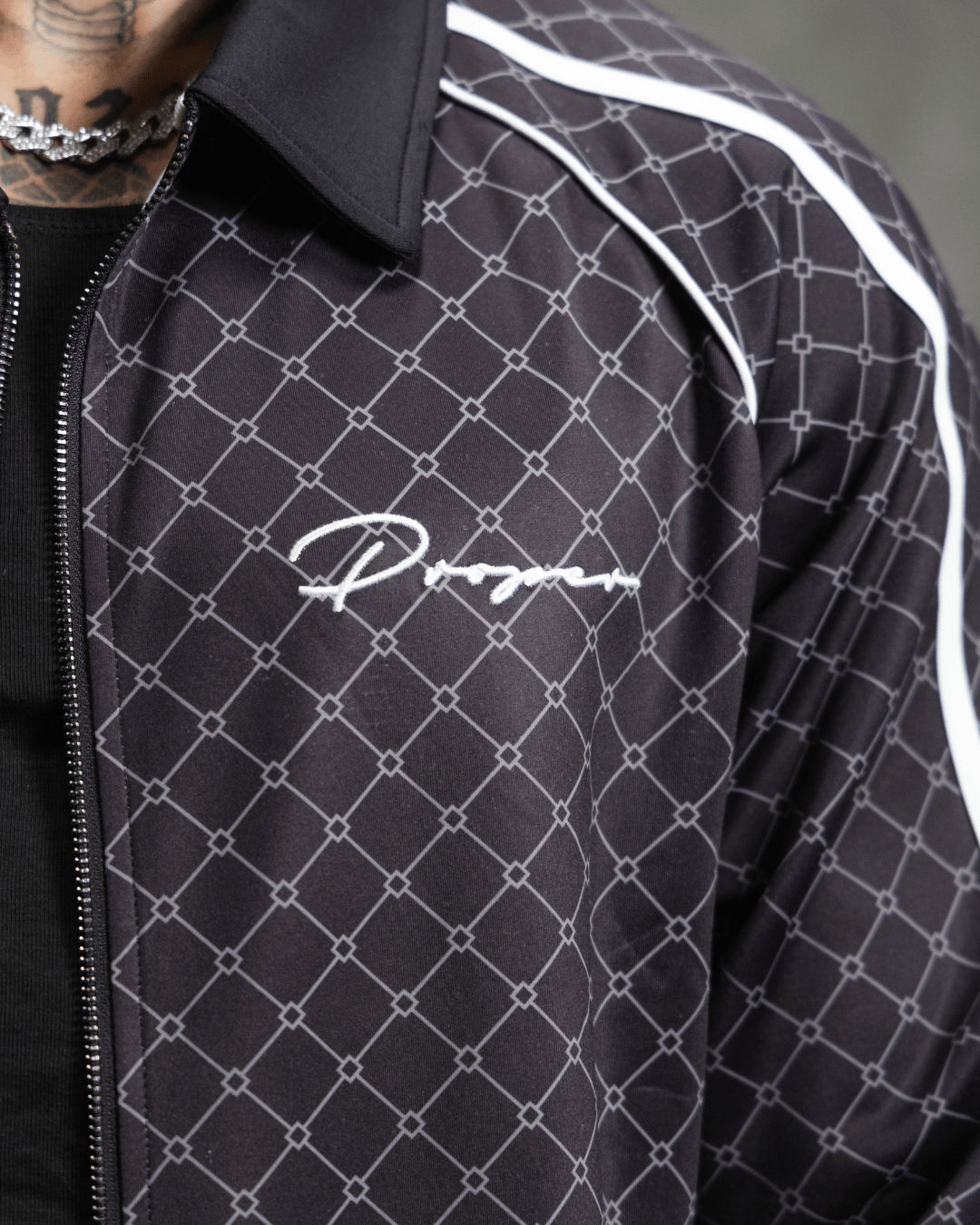 PROPER AUTOGRAPH ZIP UP JACKET BLACK - Proper Streetwear