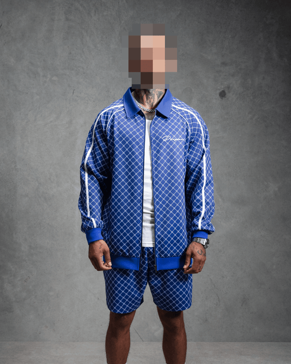 PROPER AUTOGRAPH ZIP UP JACKET BLUE - Proper Streetwear