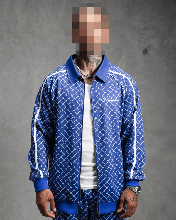 PROPER AUTOGRAPH ZIP UP JACKET BLUE - Proper Streetwear