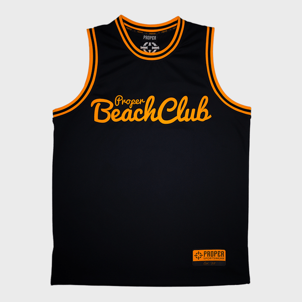 PROPER BEACH CLUB JERSEY BLACK - Proper Streetwear
