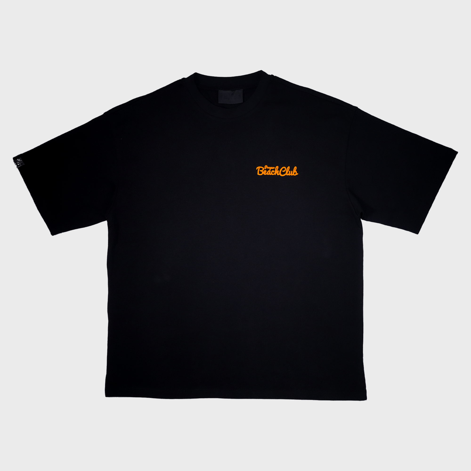 PROPER BEACH CLUB OVERSIZED TEE BLACK - Proper Streetwear