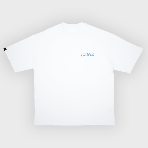 PROPER BEACH CLUB OVERSIZED TEE WHITE - Proper Streetwear