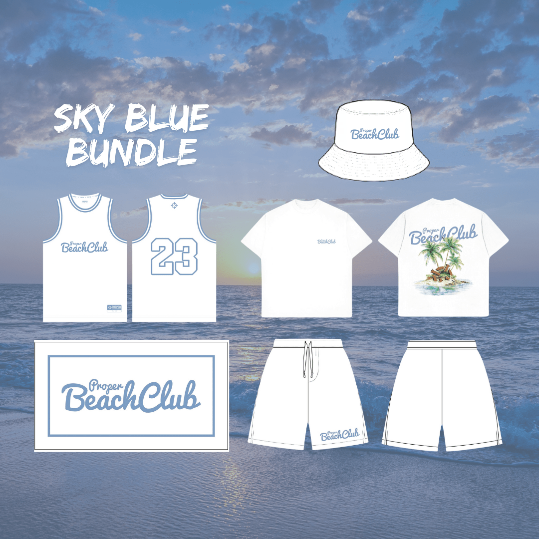 PROPER BEACH CLUB SKY BLUE BUNDLE - Proper Streetwear