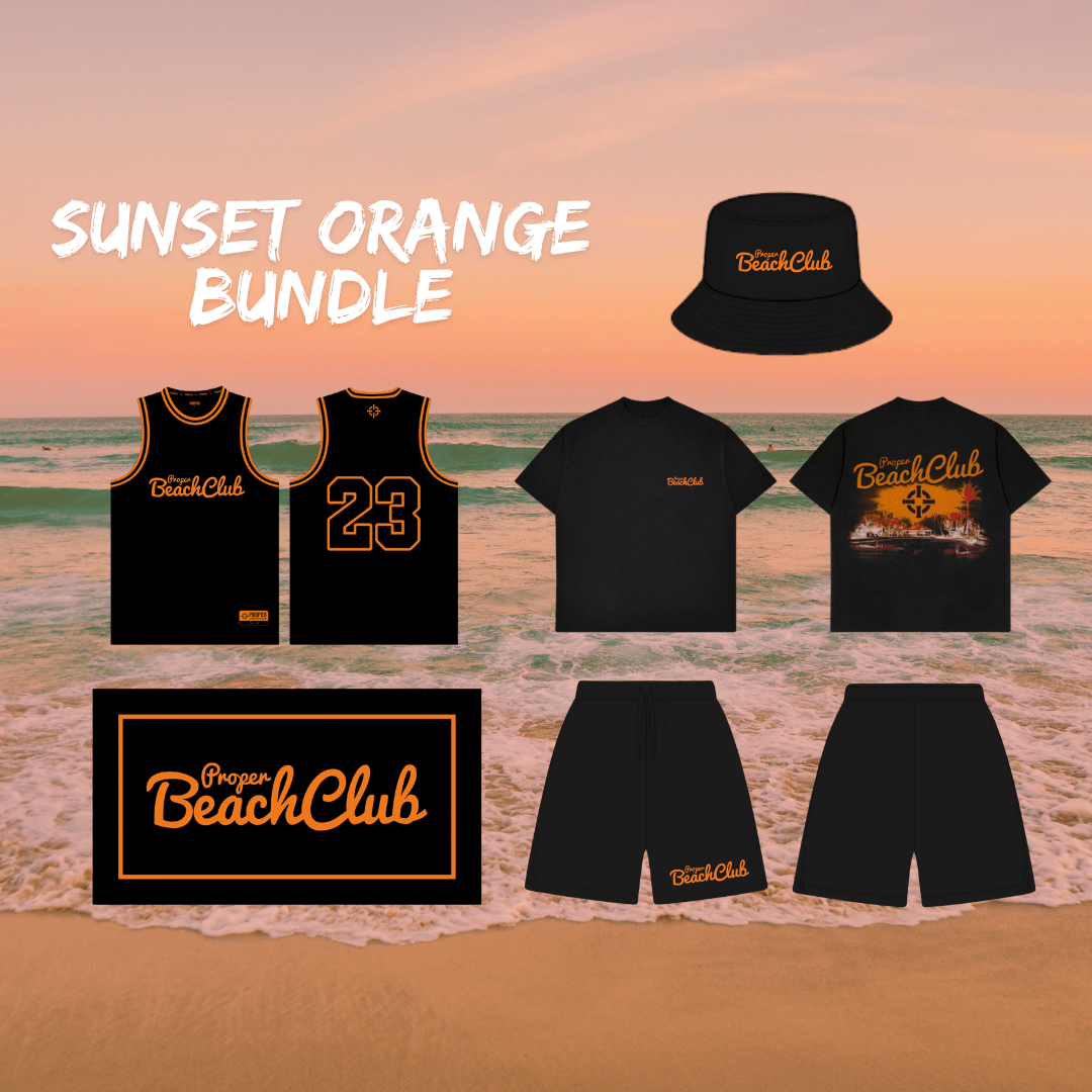 PROPER BEACH CLUB SUNSET ORANGE BUNDLE - Proper Streetwear