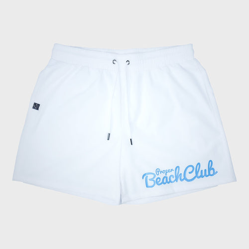 PROPER BEACH CLUB SWIM SHORTS WHITE - Proper Streetwear