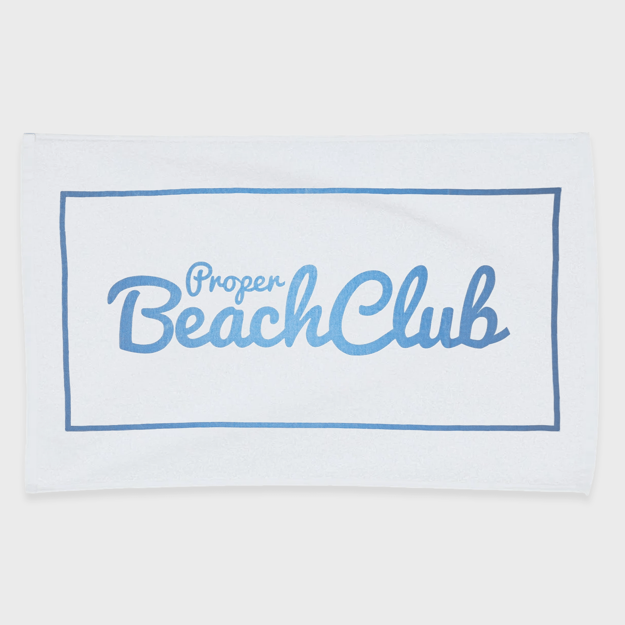 PROPER BEACH CLUB TOWEL WHITE - Proper Streetwear