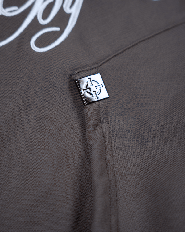 PROPER BY ANY MEANS HOODIE CHARCOAL - Proper Streetwear