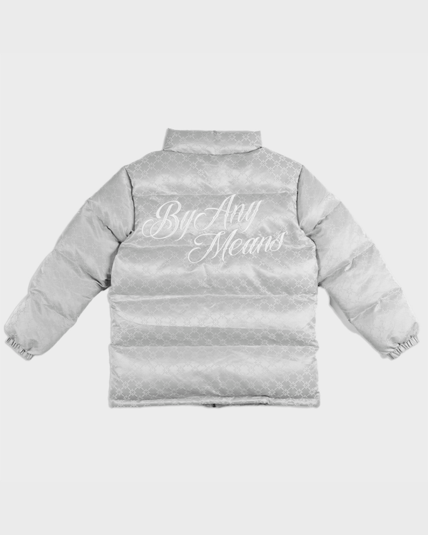 PROPER BY ANY MEANS PUFFER JACKET GREY - Proper Streetwear