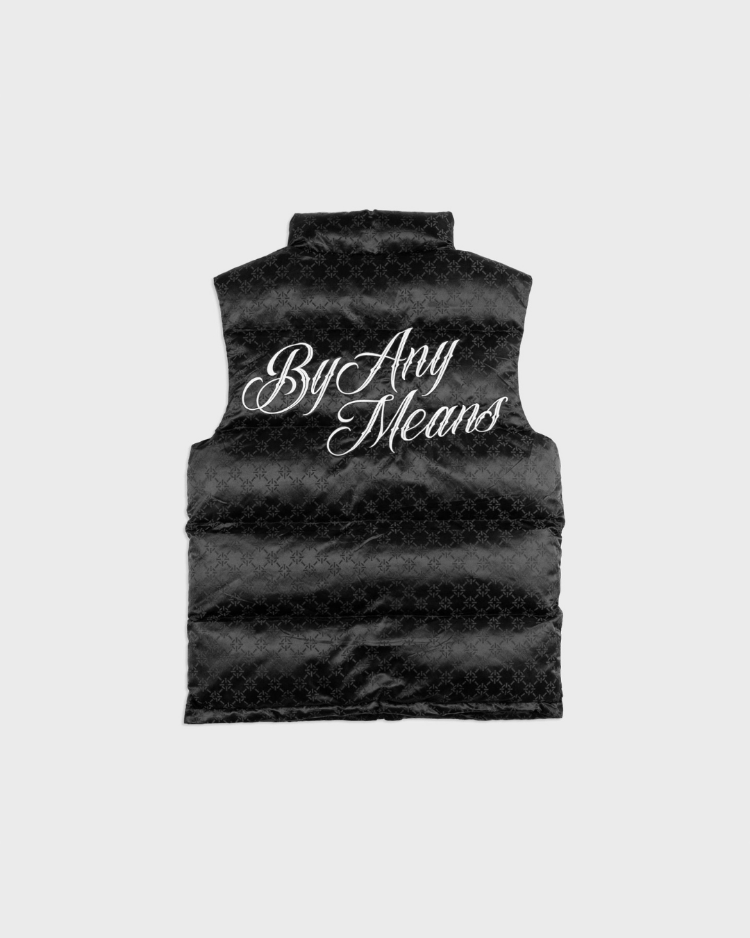PROPER BY ANY MEANS PUFFER VEST BLACK - Proper Streetwear