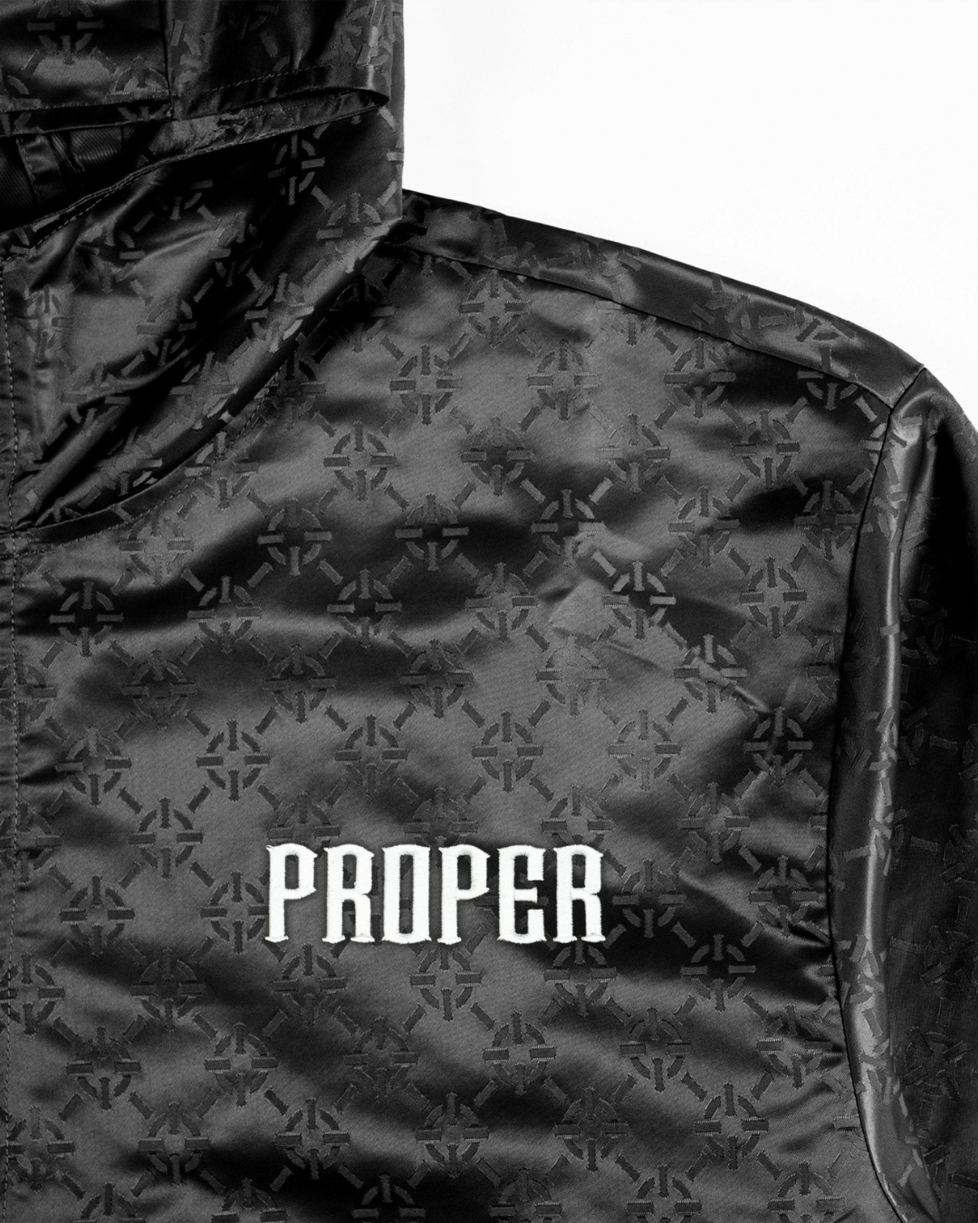 PROPER CHROME JACKET BLACK - Proper Streetwear