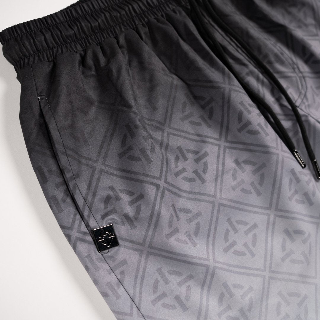 PROPER DIAMOND FADE SWIM SHORTS BLACK - Proper Streetwear