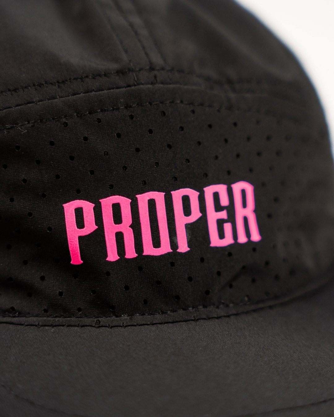 PROPER DRI - FIT HAT BLACK/PINK - Proper Streetwear