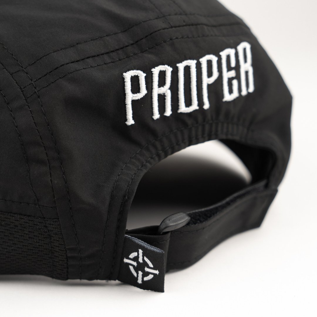 PROPER DRI - FIT HAT BLACK - Proper Streetwear