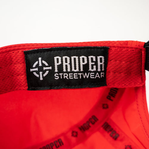 PROPER DRI - FIT HAT RED - Proper Streetwear