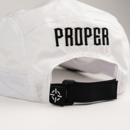 PROPER DRI - FIT HAT WHITE - Proper Streetwear