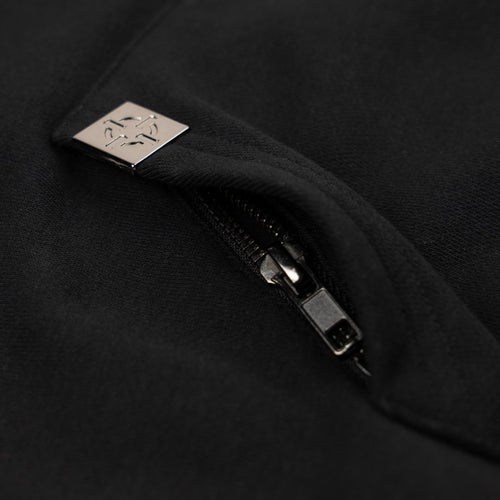 PROPER EMBOSSED HOODIE BLACK - Proper Streetwear