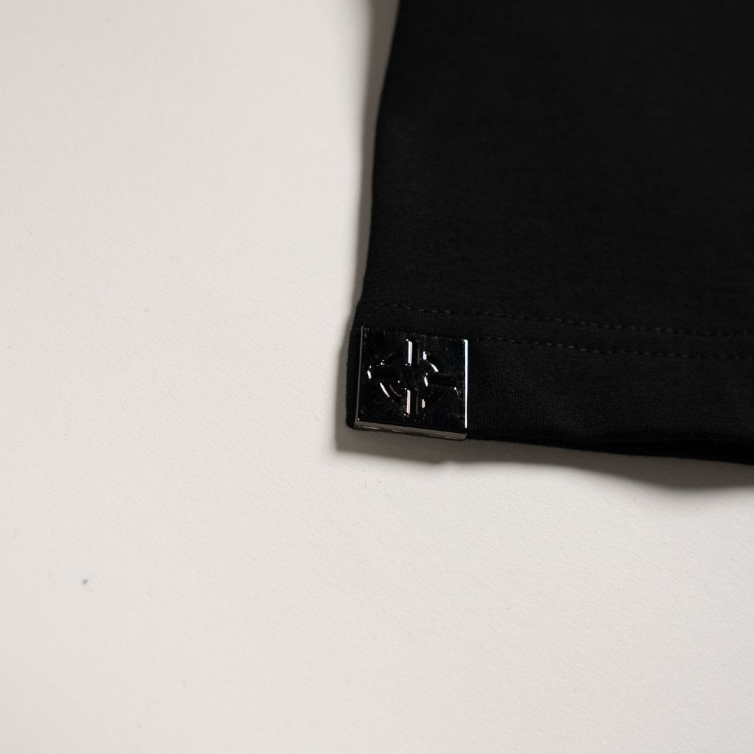 PROPER FITTED EMBROIDERY TEE BLACK - Proper Streetwear