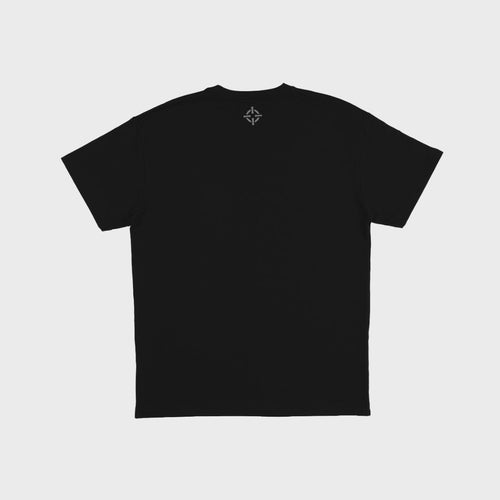 PROPER FITTED EMBROIDERY TEE BLACK - Proper Streetwear