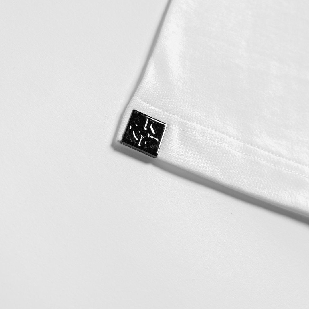 PROPER FITTED EMBROIDERY TEE WHITE - Proper Streetwear