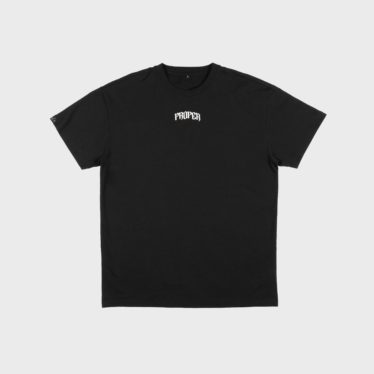 PROPER FITTED TEE BLACK - Proper Streetwear