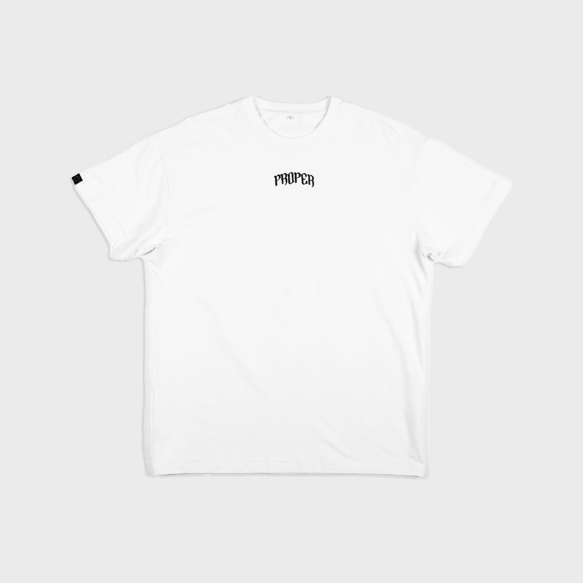 PROPER FITTED TEE WHITE - Proper Streetwear