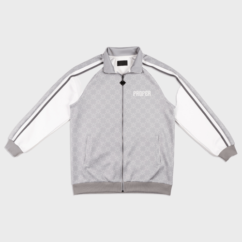 PROPER FLEX ZIP UP JACKET GREY - Proper Streetwear