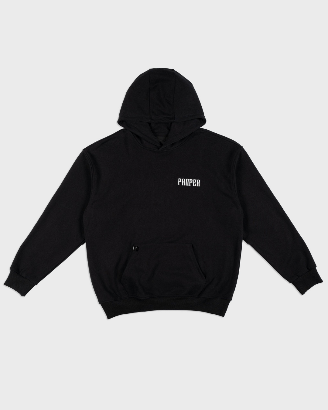 PROPER GENERAL HOODIE BLACK/BLUE - Proper Streetwear