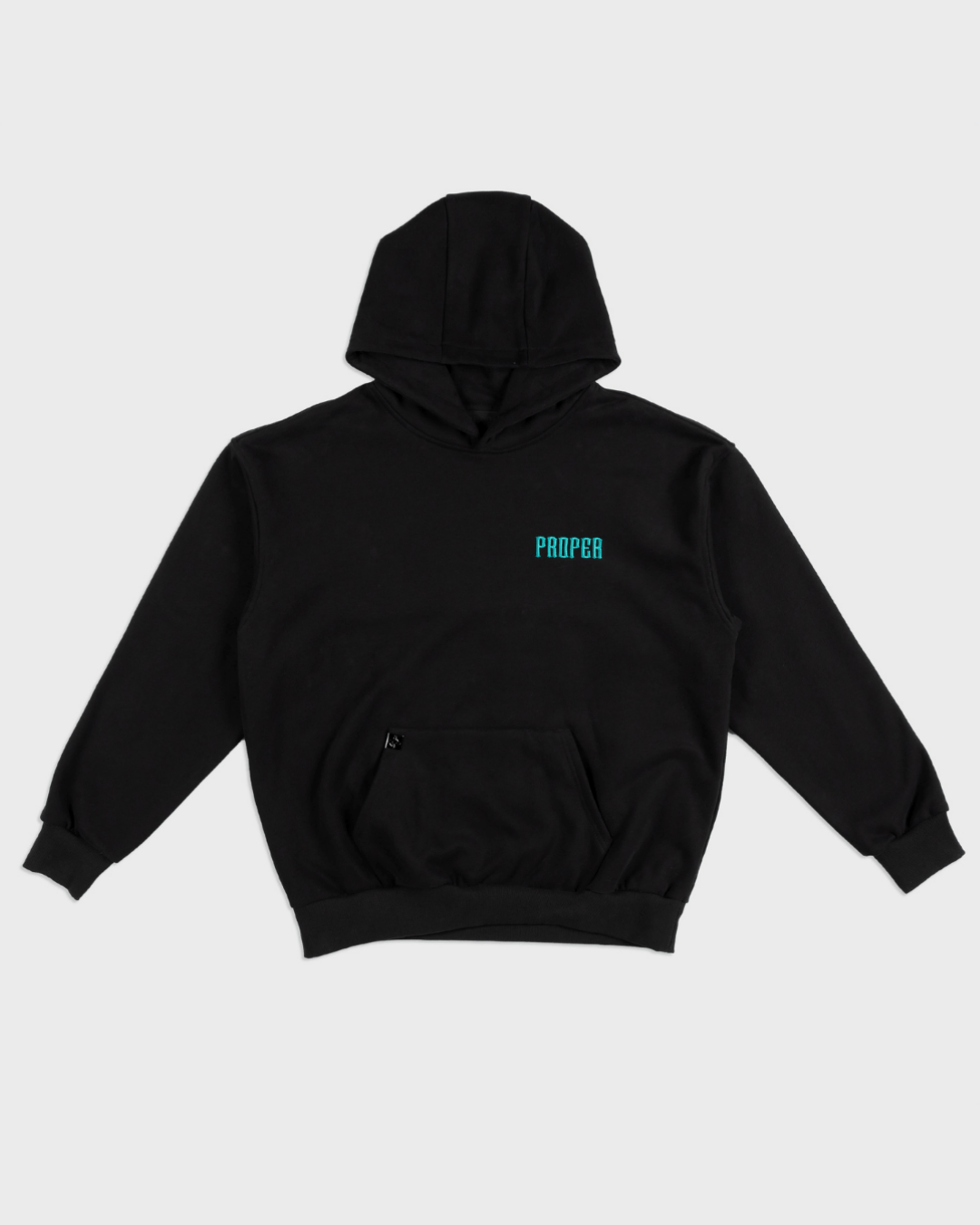 PROPER GENERAL HOODIE BLACK/GREEN - Proper Streetwear