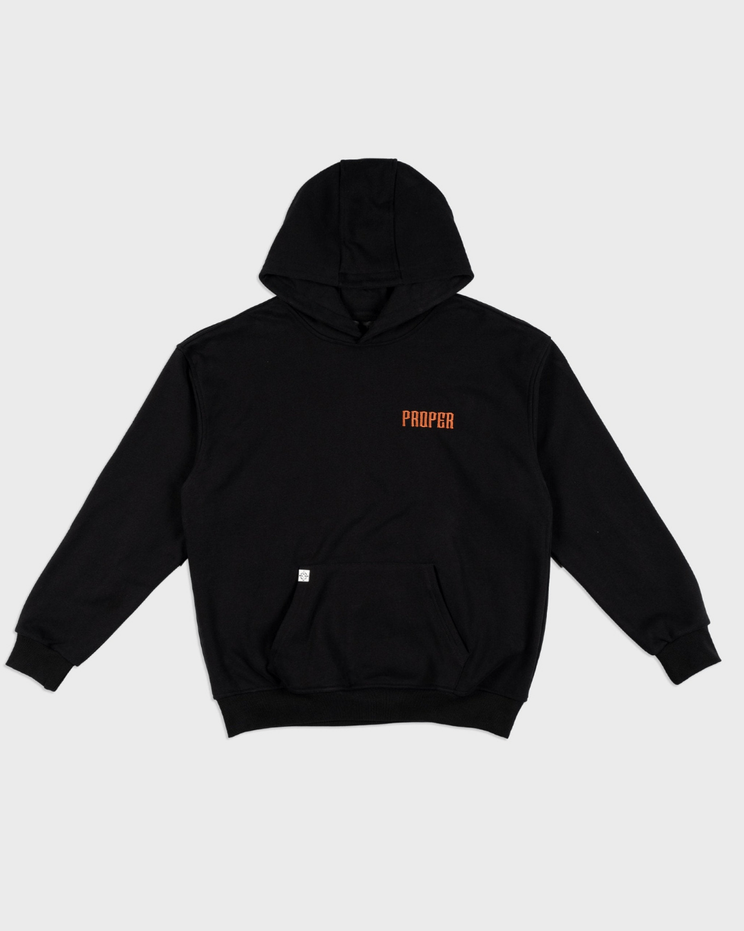 PROPER GENERAL HOODIE BLACK/RED - Proper Streetwear