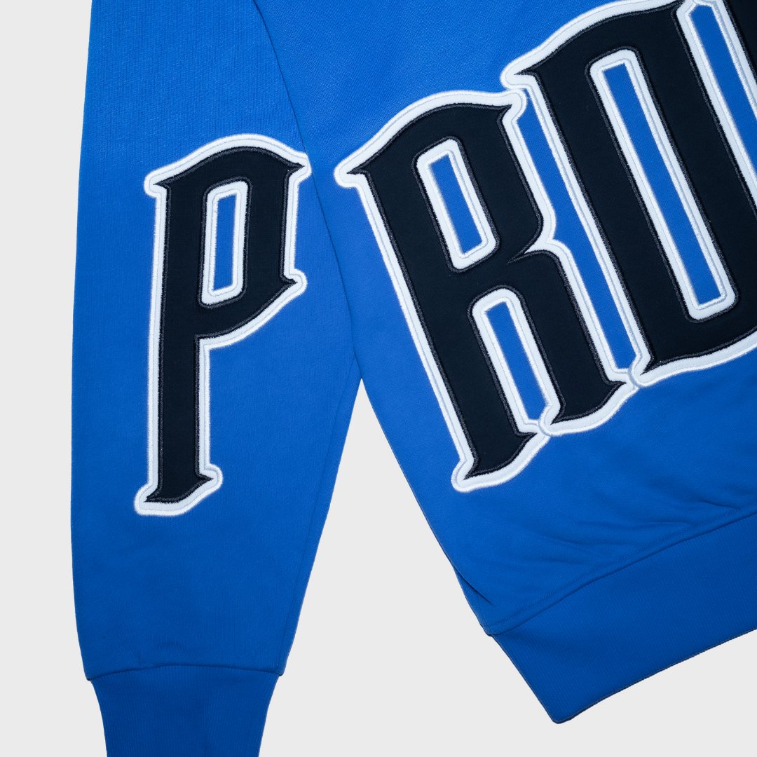 PROPER GENERAL HOODIE BLUE/BLACK - Proper Streetwear