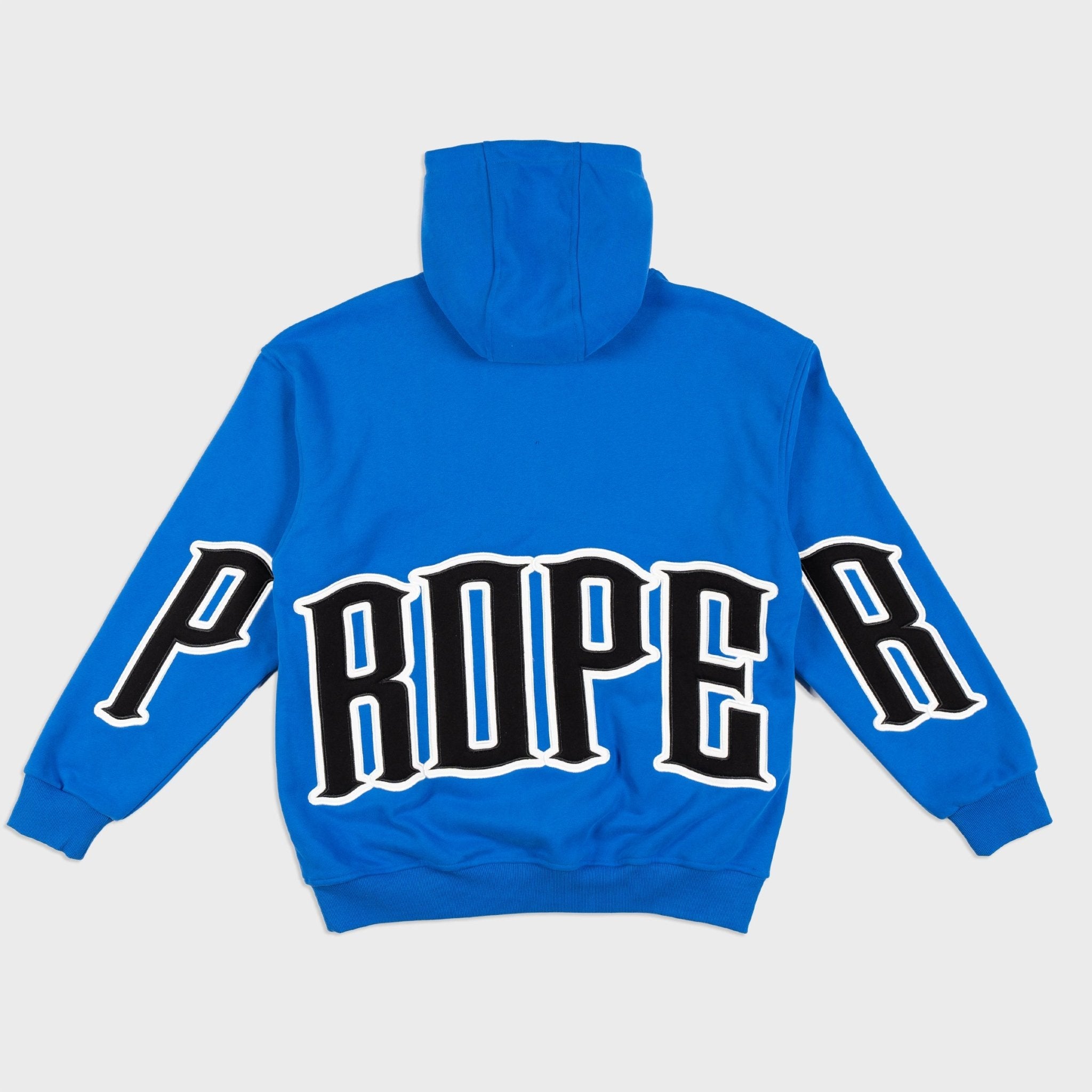 PROPER GENERAL HOODIE BLUE/BLACK - Proper Streetwear