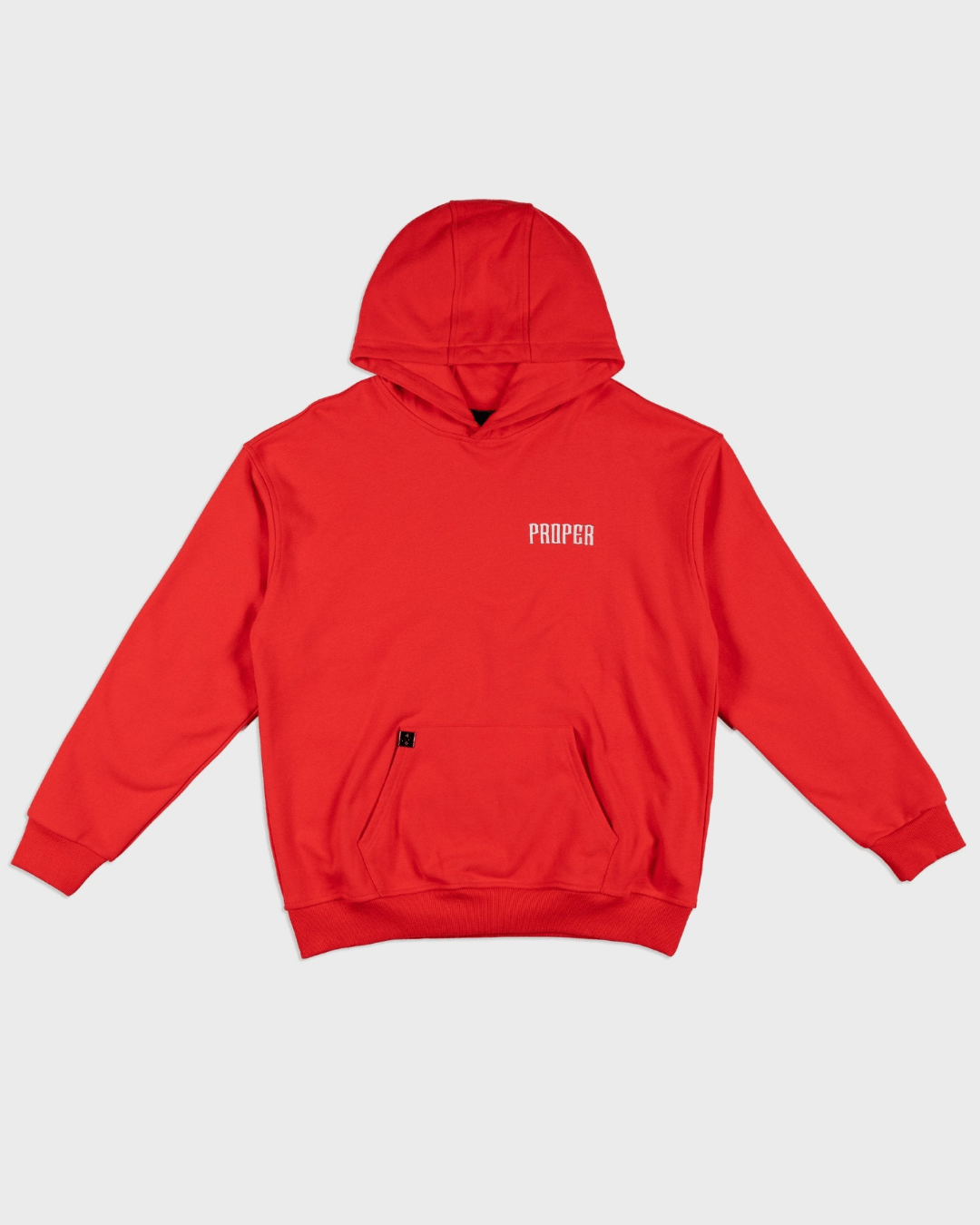 PROPER GENERAL HOODIE RED/BLACK - Proper Streetwear