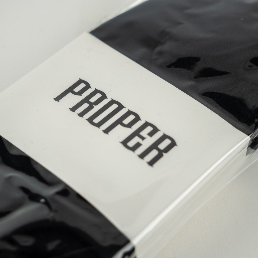 PROPER INVISIBLE SOCKS BLACK 3 PACK - Proper Streetwear