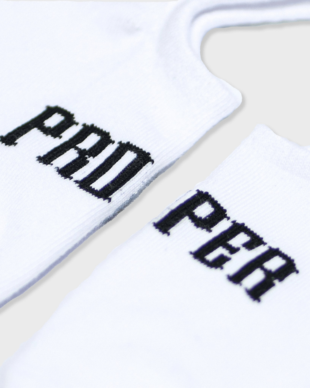 PROPER INVISIBLE SOCKS WHITE 3 PACK - Proper Streetwear