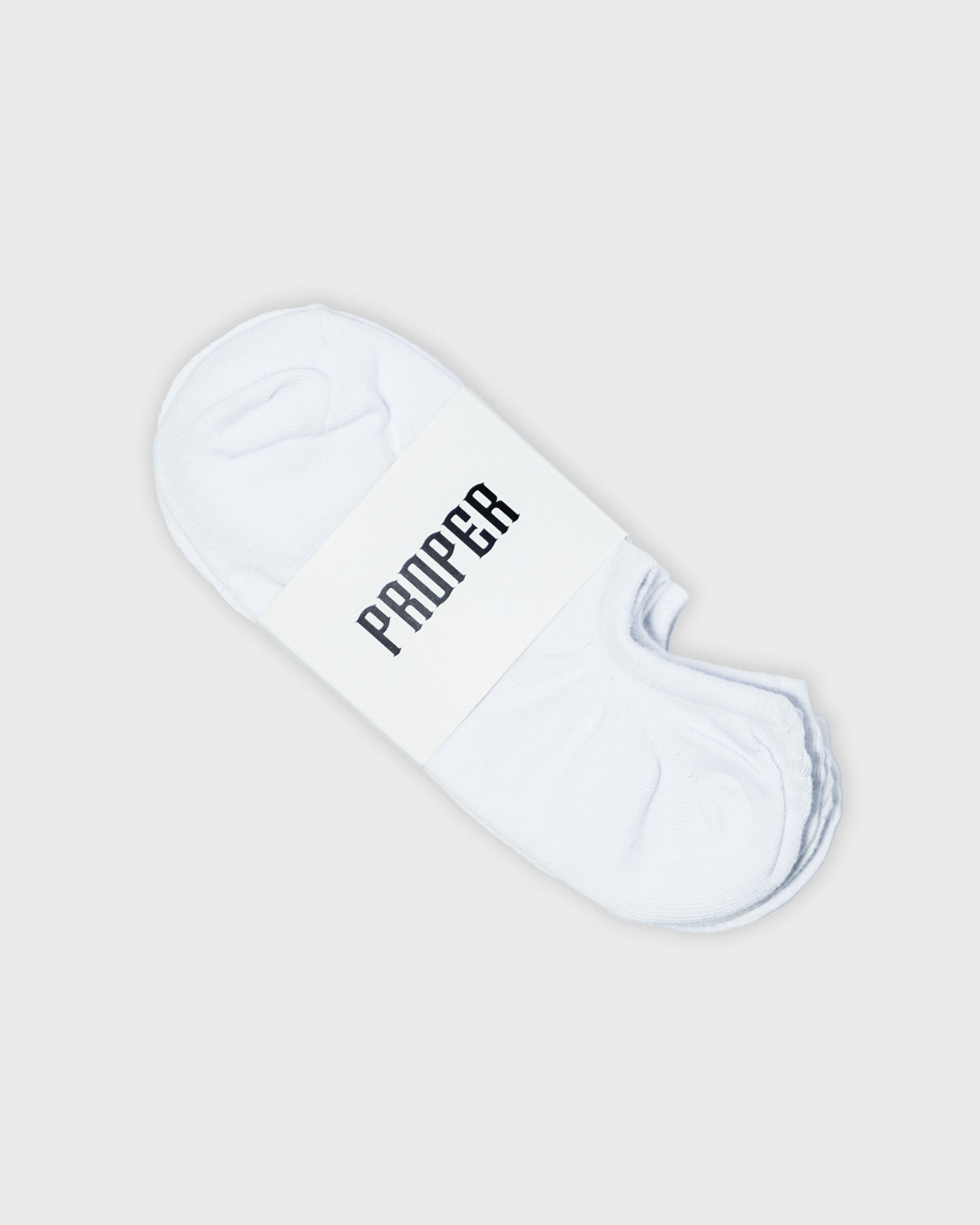 PROPER INVISIBLE SOCKS WHITE 3 PACK - Proper Streetwear