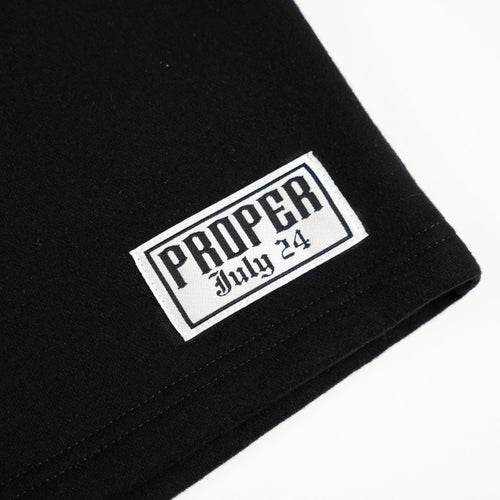 PROPER JULY 24 SHORTS BLACK - Proper Streetwear