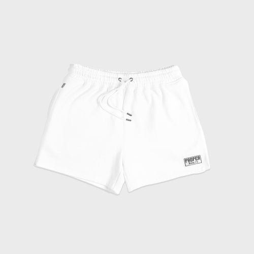 PROPER JULY 24 SHORTS WHITE - Proper Streetwear