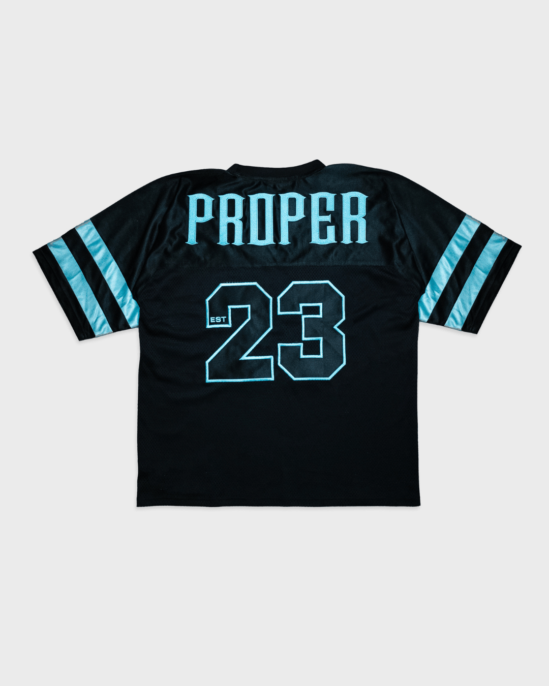 PROPER KIDS MVP JERSEY BLACK/ICY BLUE - Proper Streetwear