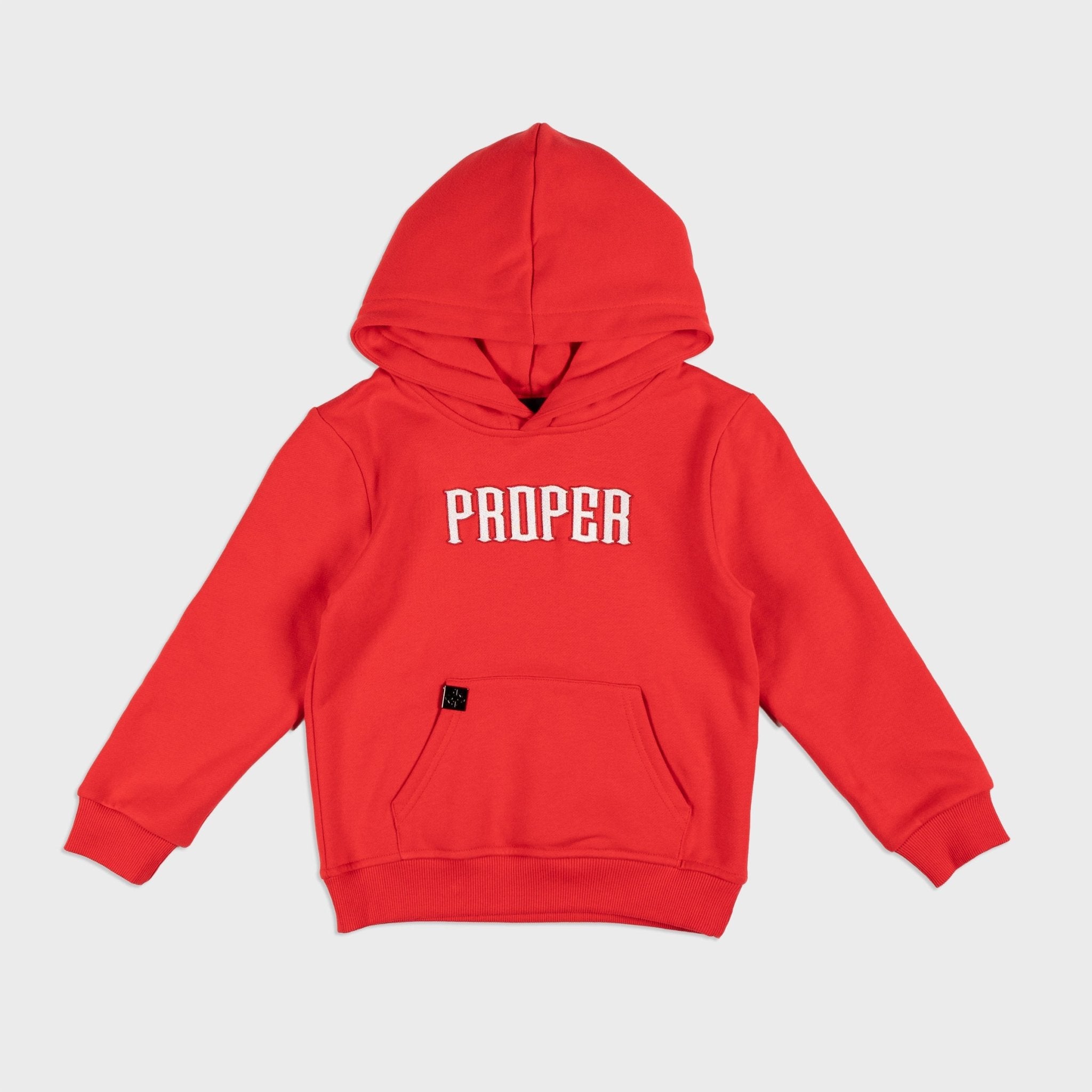 PROPER KIDS OG HOODIE RED - Proper Streetwear