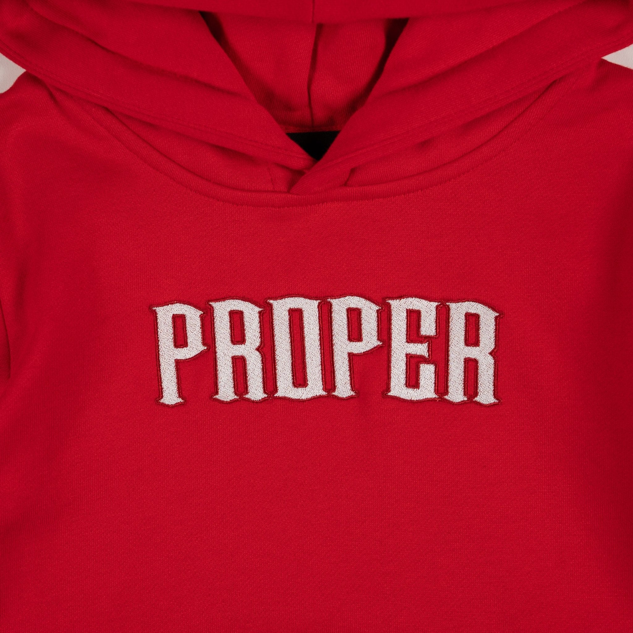 PROPER KIDS OG HOODIE RED - Proper Streetwear
