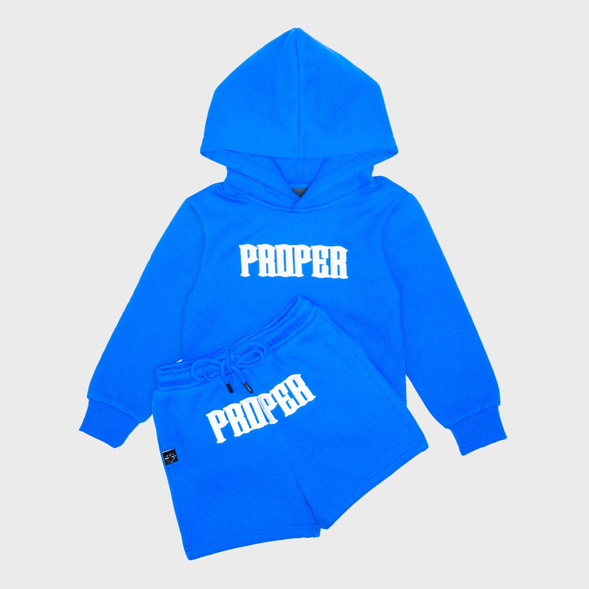 PROPER KIDS OG HOODIE SET BLUE - Proper Streetwear