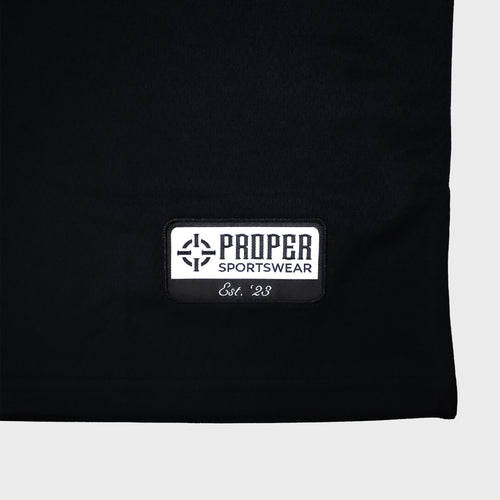 PROPER KIDS STREET JERSEY BLACK/WHITE - Proper Streetwear