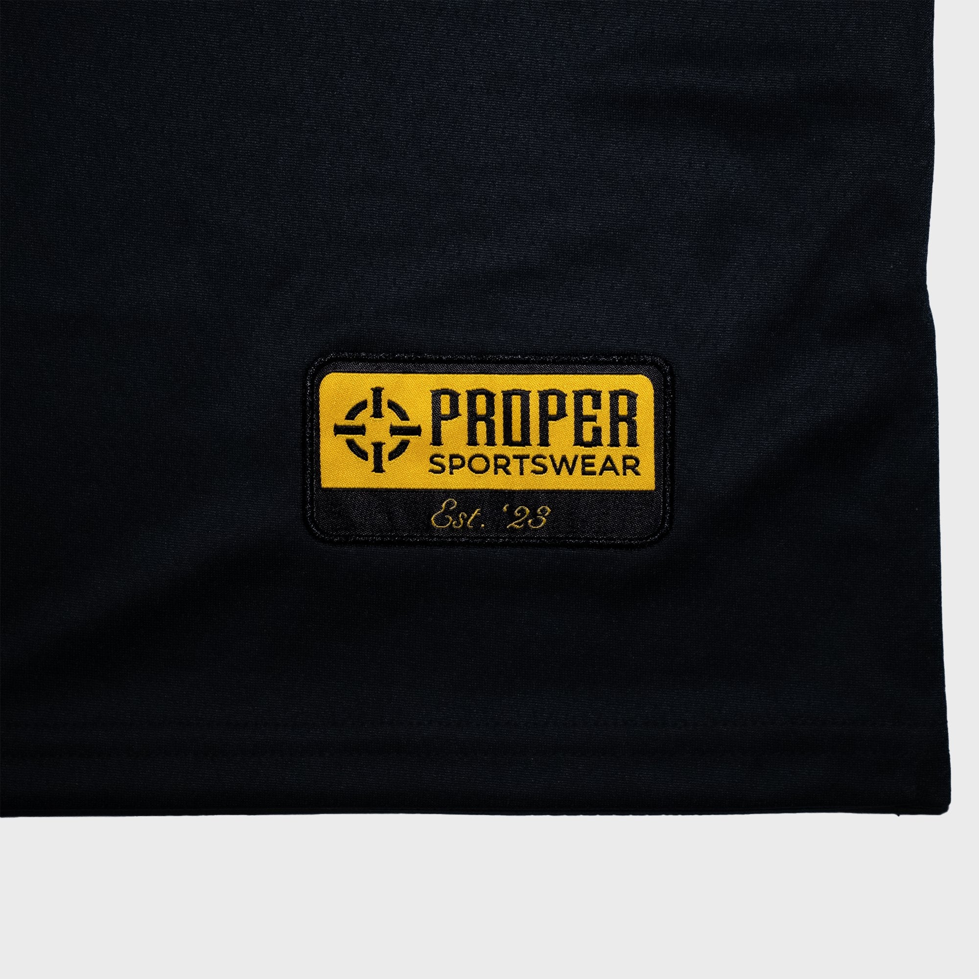 PROPER KIDS STREET JERSEY BLACK/YELLOW - Proper Streetwear