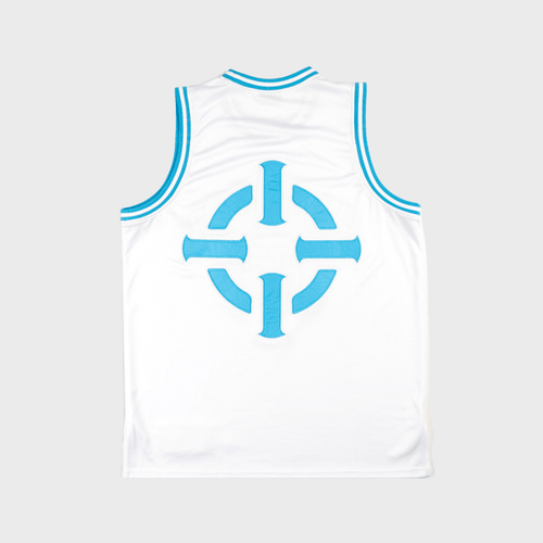 PROPER KIDS TARGET STREET JERSEY WHITE/BLUE - Proper Streetwear