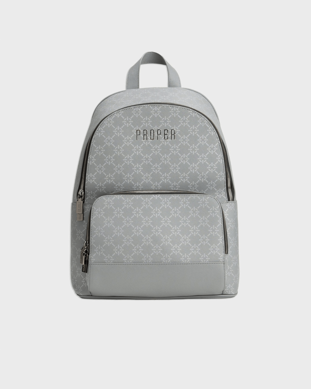 PROPER LEATHER BACKPACK GREY - Proper Streetwear