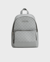 PROPER LEATHER BACKPACK GREY - Proper Streetwear