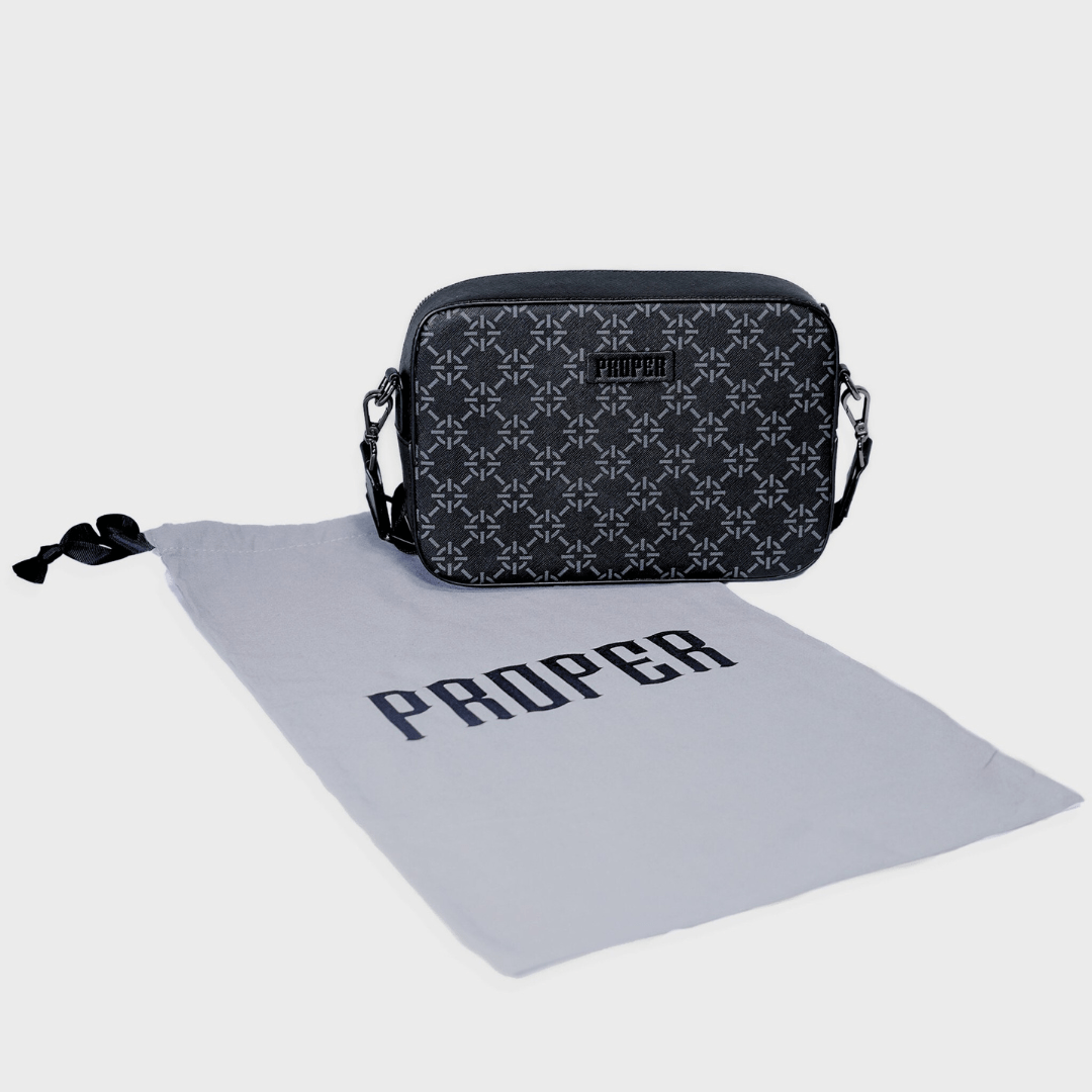 PROPER LEATHER MESSENGER BAG - Proper Streetwear